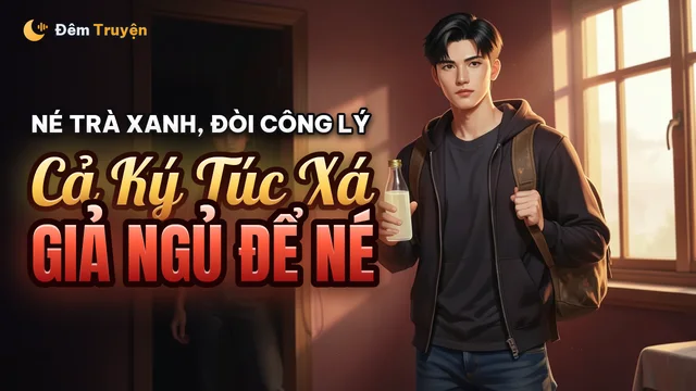 Ảnh bìa truyện audio Cả Ký Túc Xá Giả Ngủ Né Trà Xanh Dùng Chùa Mỹ Phẩm