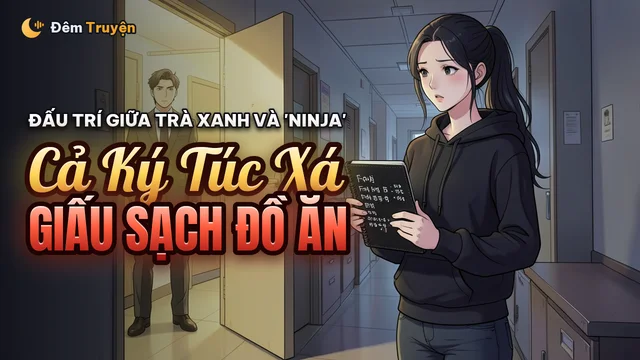 Ảnh bìa truyện audio Cả Ký Túc Xá Giấu Đồ Ăn Né Trà Xanh