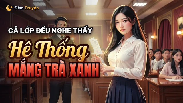 Ảnh bìa truyện audio Cả Lớp Đều Nghe Thấy Hệ Thống Đang Mắng Trà Xanh