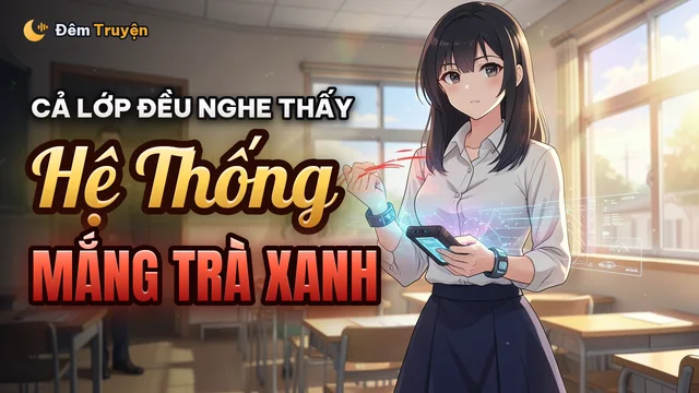 Ảnh bìa truyện audio Cả Lớp Đều Nghe Thấy Hệ Thống Đang Mắng Trà Xanh