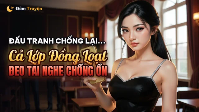 Ảnh bìa truyện audio Cả Lớp Đồng Loạt Đeo Tai Nghe Chống Ồn
