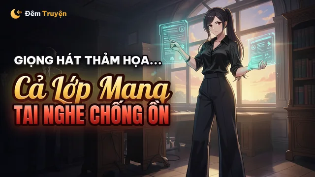 Ảnh bìa truyện audio Cả Lớp Mang Tai Nghe Né Trà Xanh Học Hát