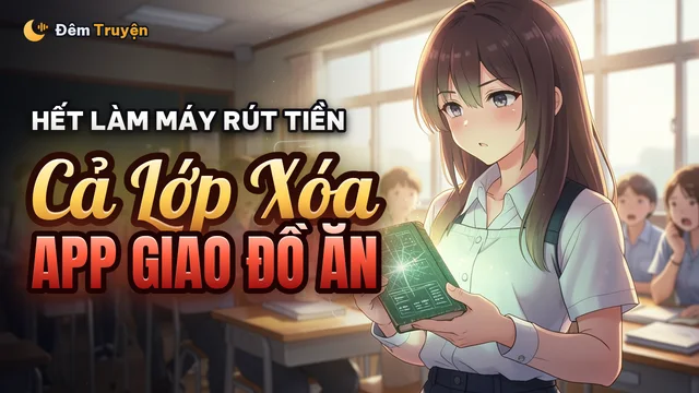 Ảnh bìa truyện audio Cả Lớp Xóa App Giao Đồ Ăn Khi Hoa Khôi Nhờ Đặt Hộ