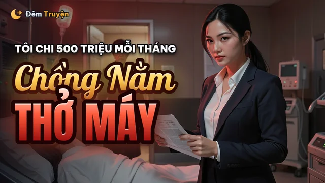 Ảnh bìa truyện audio Chồng Nằm Thở Máy, Tôi Chi 500 Triệu Ép Hắn Sống