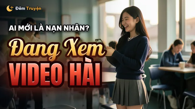 Ảnh bìa truyện audio Đang Xem Video Hài Bị Hoa Khôi Bắt Xin Lỗi