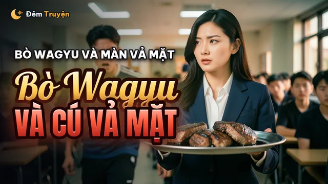 Ảnh bìa truyện audio Hoa Khôi Đòi Cả Lớp Nhường Suất Bò Wagyu