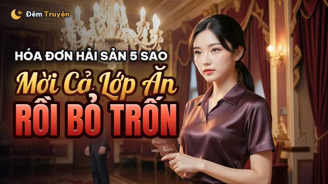 Ảnh bìa truyện audio Hoa Khôi Mời Cả Lớp Đi Ăn Rồi Biến Mất Trước Khi Thanh Toán