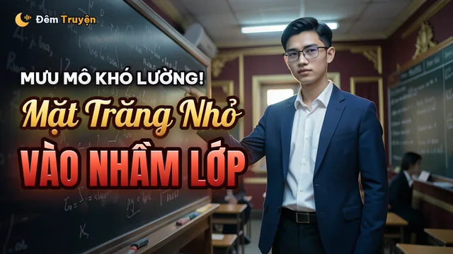 Ảnh bìa truyện audio Mặt Trăng Nhỏ Vào Nhầm Lớp Chọn 12A1