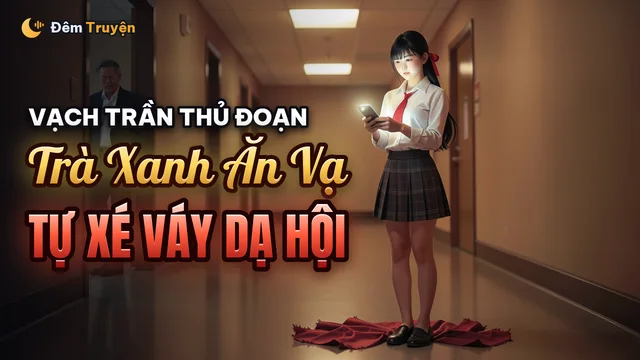 Ảnh bìa truyện audio Trà Xanh Tự Xé Váy Ăn Vạ Và Cái Kết